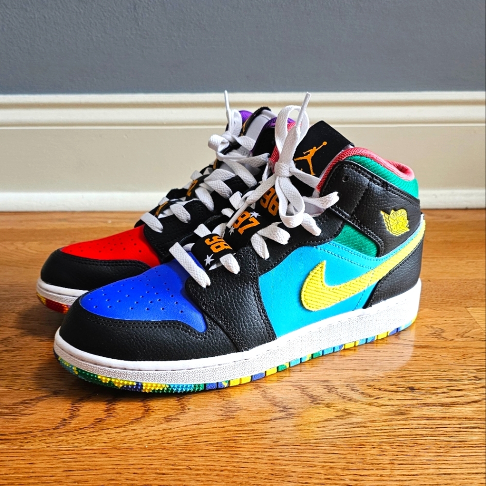 Jordan Kids Sneakers - Black, Blue, Red, Yellow